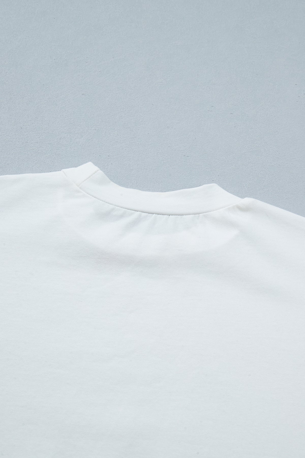 White Asymmetric Lace Hem Patchwork Tee