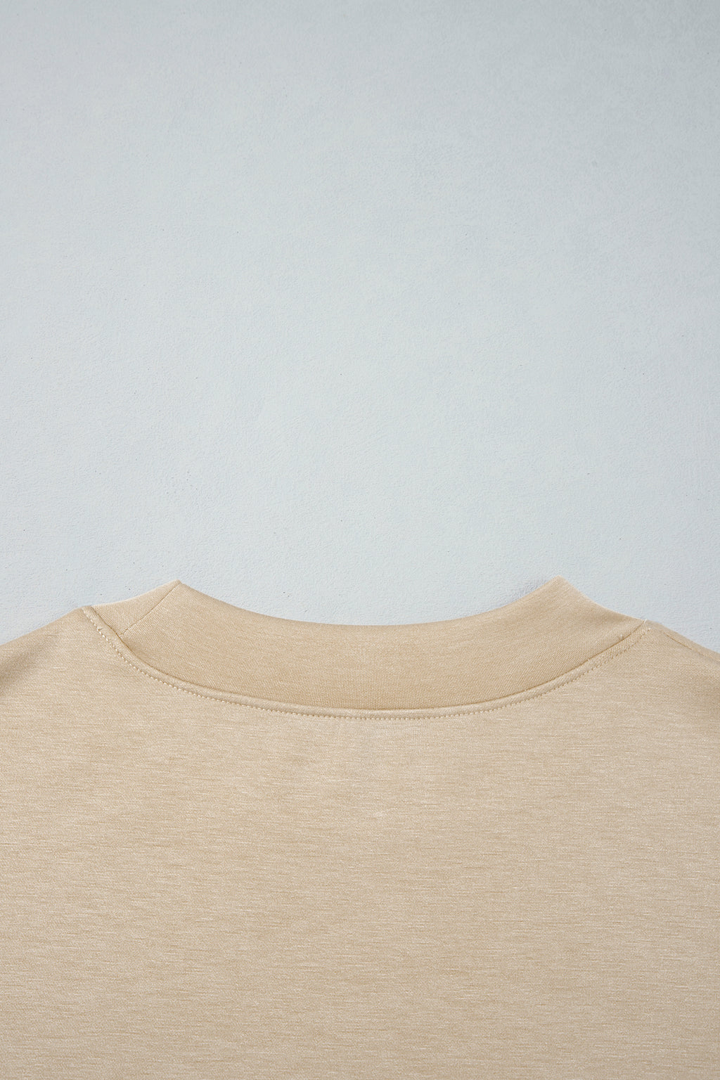 Coffee Camouflage Sleeve Crewneck Baggy Pullover Sweatshirt